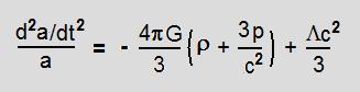 Equation 2: General relativity description of the universe Equation 2: General relativity description of the universe